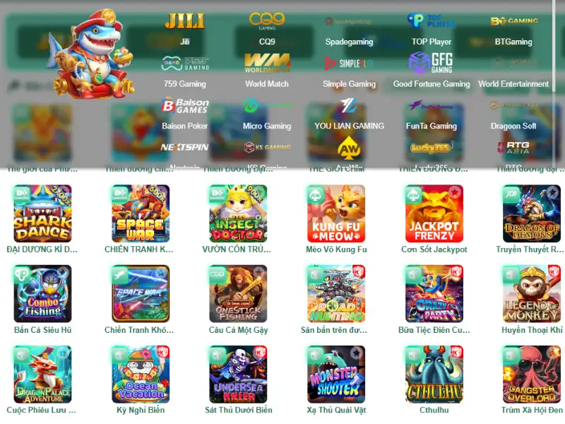 Khám phá các game bắn cá đặc sắc tại 6789 site