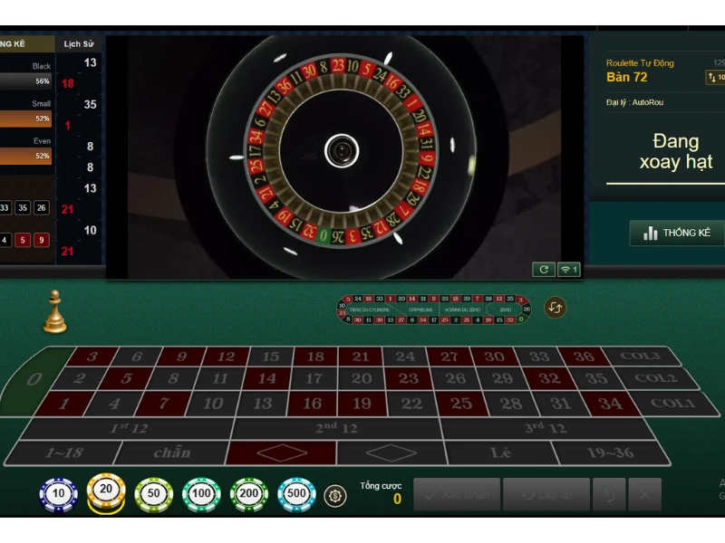 Kinh nghiệm chơi roulette hiệu quả tại 6789.club